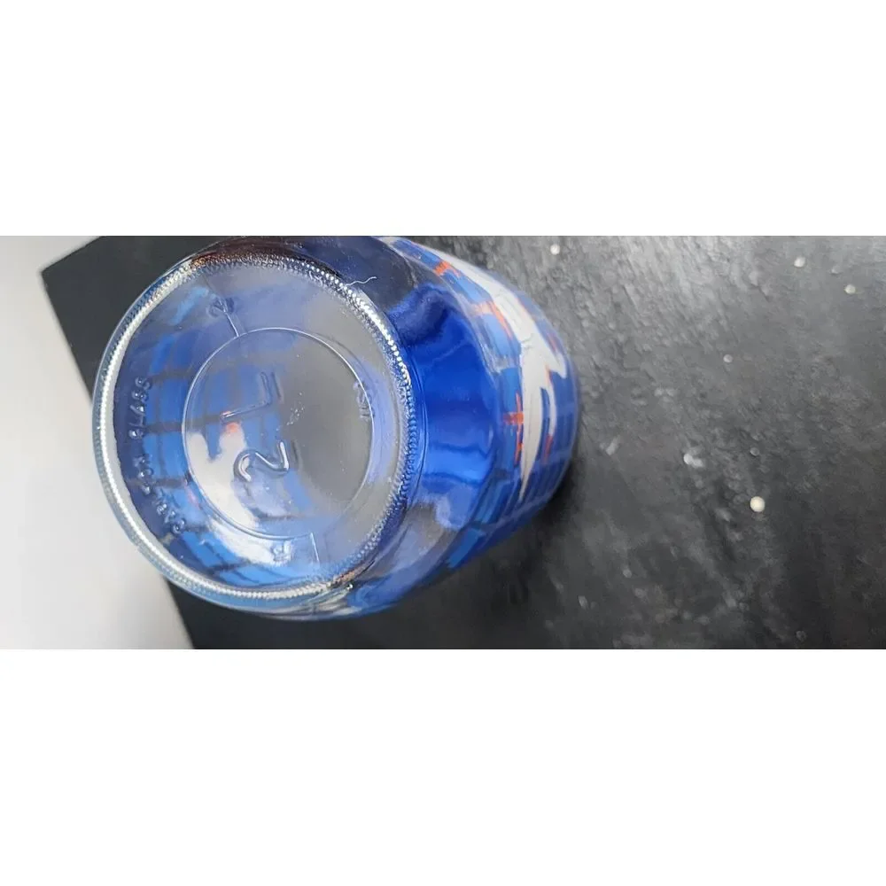 Carlton Glass Canister 2L collector Jar Vintage Geese Goose Duck Blue with Lid 8 - Picture 5 of 8